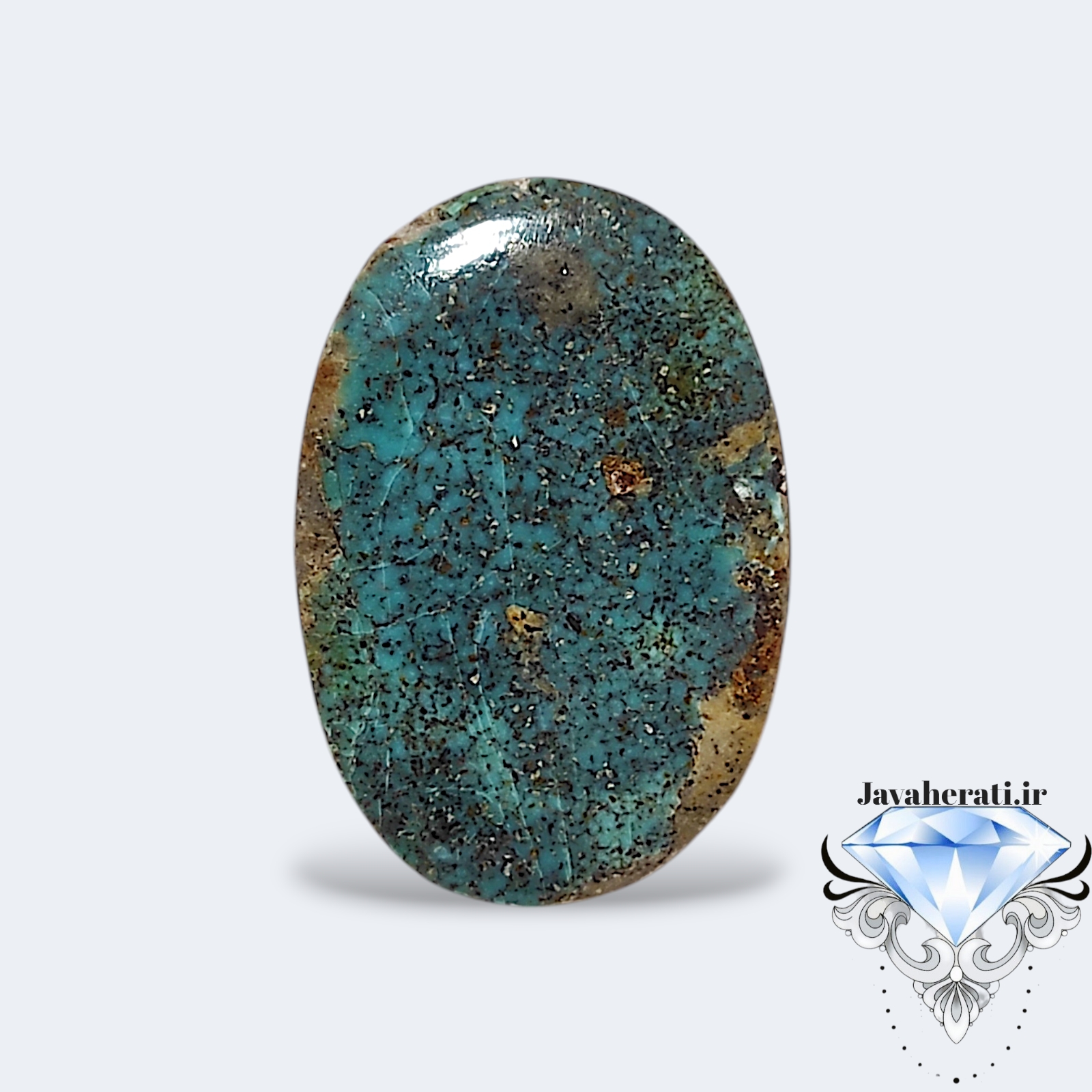 نگین فیروزه معدنی نیشابوری T68