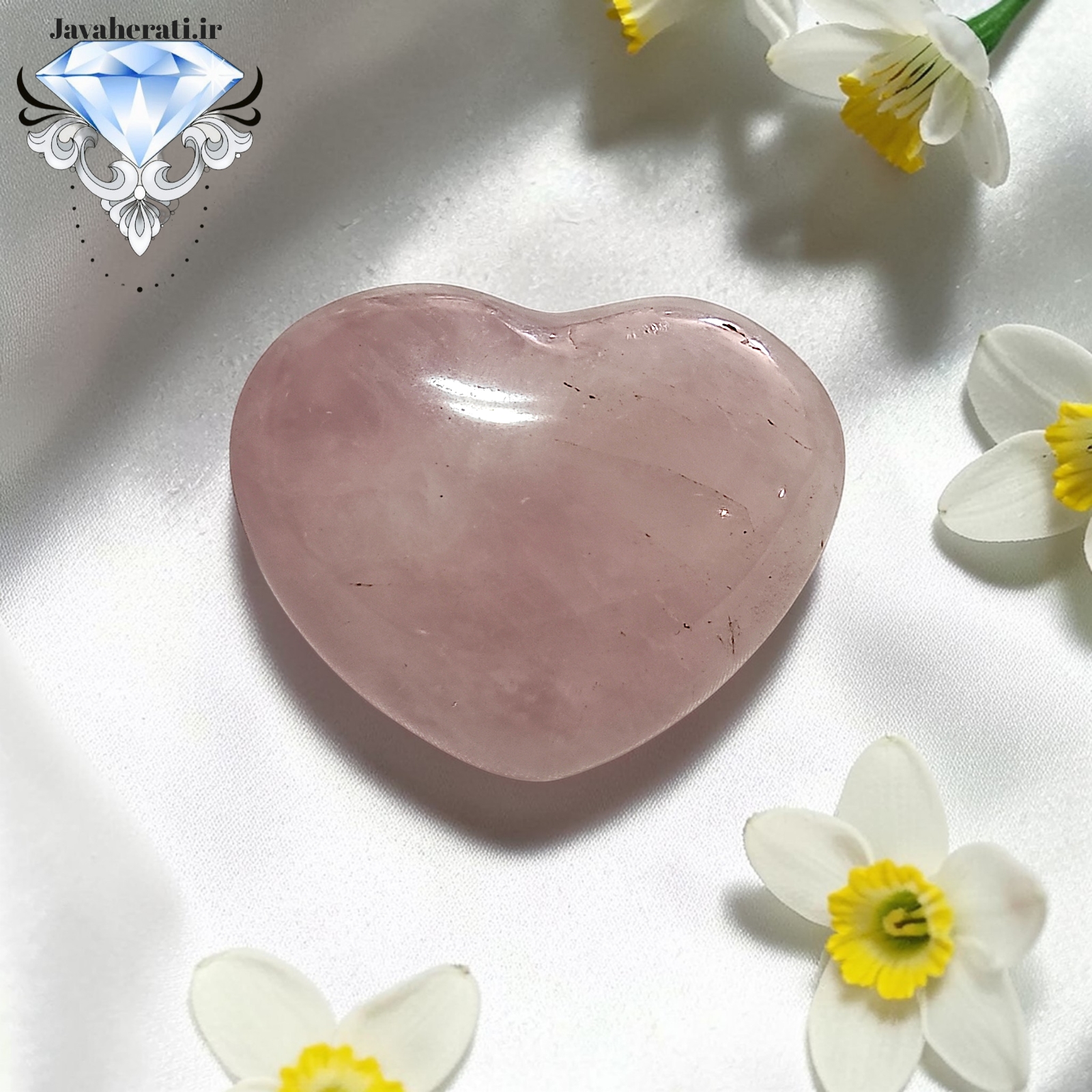نگین مدالی رزکوارتز درشت و معدنی R23