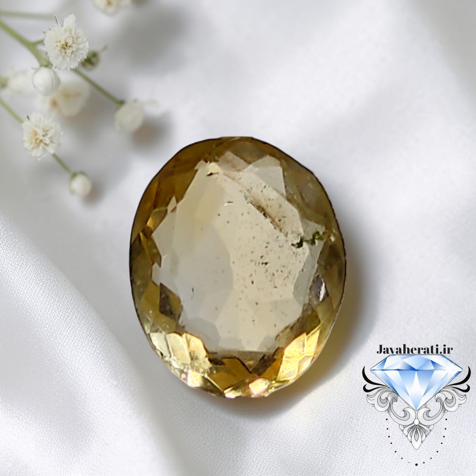 نگین سیترین طبیعی برزیلی C27