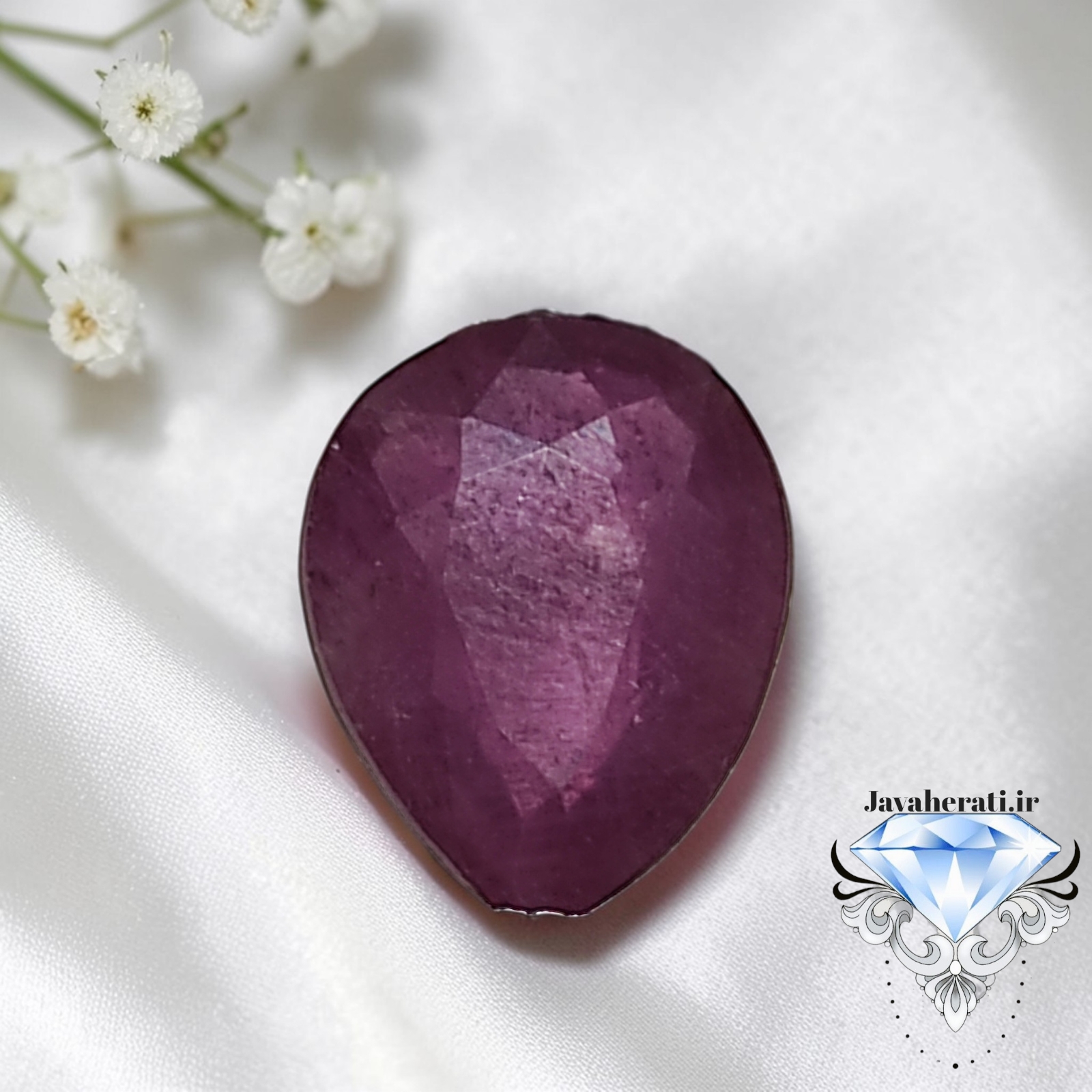 نگین یاقوت سرخ طبیعی آفریقا R25