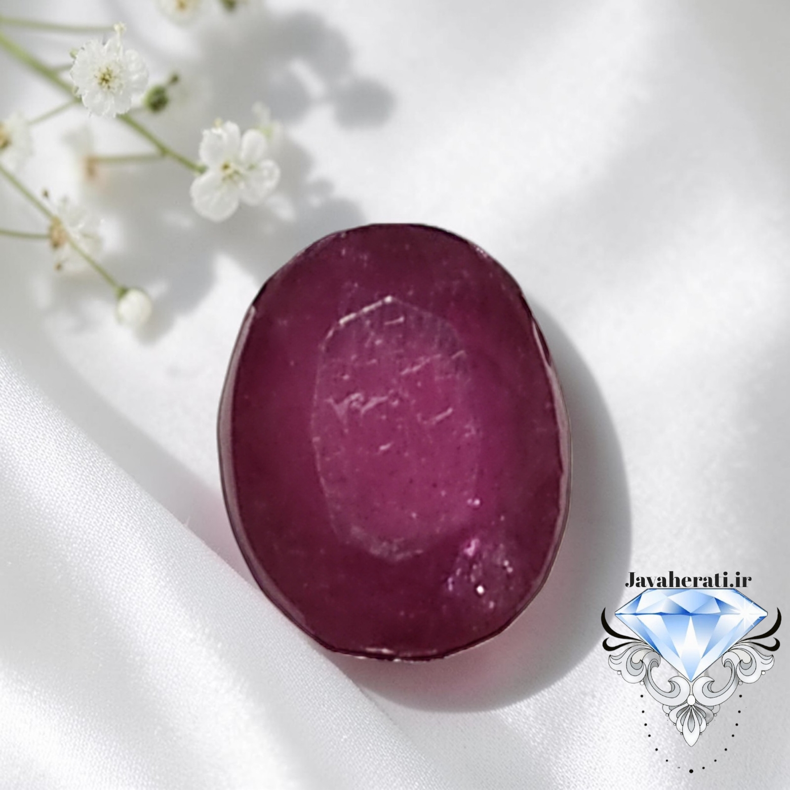 نگین یاقوت سرخ طبیعی آفریقا R26