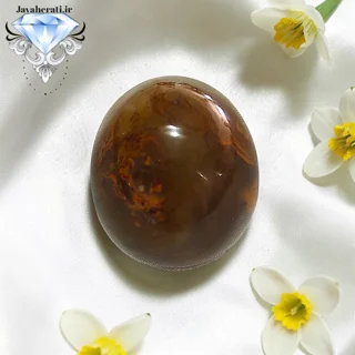 نگین عقیق سلطانی هفت رنگ بینظیر S128