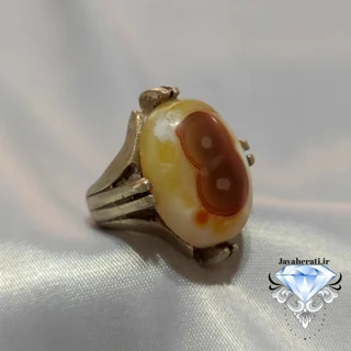 انگشتر باباقوری نی نی دار طبیعی S128