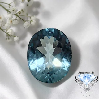 نگین توپاز سوئیسی طبیعی T20