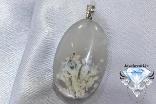 آویز سنگ شجربهاری (ترک دارد) A32