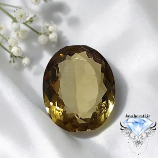 نگین سیترین پاک و خوشرنگ   C20