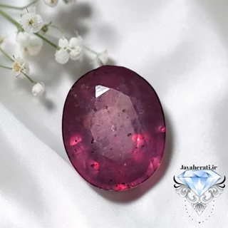 نگین یاقوت سرخ طبیعی آفریقا R24