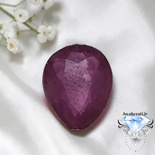 نگین یاقوت سرخ طبیعی آفریقا R25