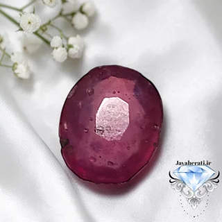 نگین یاقوت سرخ طبیعی آفریقا R27