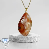 گردنبند عقیق سرخ سلیمانی آفریقایی A21