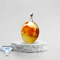 آویز عقیق سلیمانی لکه خونی طبیعی A13