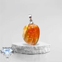 آویز عقیق سلیمانی هندی معدنی A11