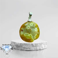 آویز عقیق سلطانی لامه دار بینظیر A18