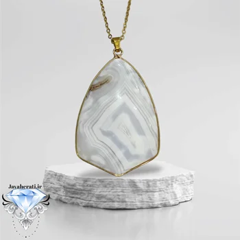 گردنبند عقیق سلیمانی آفریقایی A26