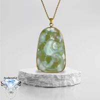 گردنبند عقیق سبز سلیمانی آفریقایی A20