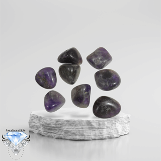 تامبلر آمیتیست معدنی سایز متوسط (1عدد)