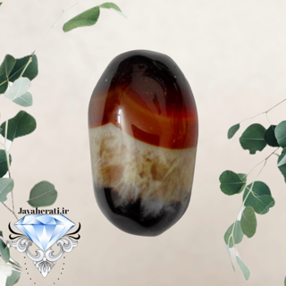 مهره عقیق سلیمانی تیغاب دار خارق العاده