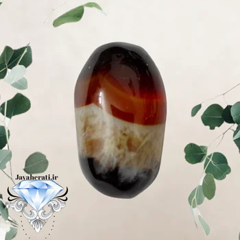 مهره عقیق سلیمانی تیغاب دار خارق العاده