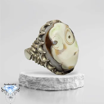 انگشتر مردانه عقیق سلیمانی سلطانی فعال و ارزشمند