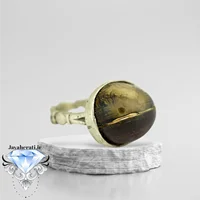 انگشتر عقیق ملکی داوودی زیبا و ارزشمند S114