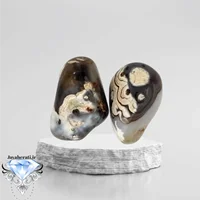 جفت عقیق سلیمانی مصور هندی