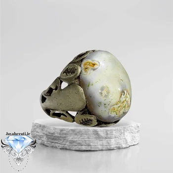 انگشتر عقیق سلیمانی به عطف معدنی