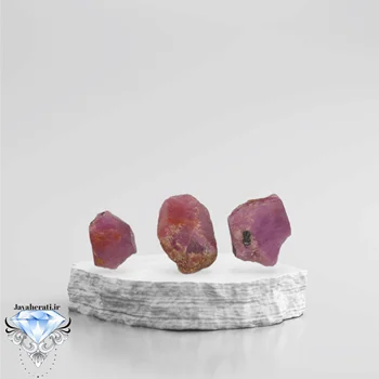 3عدد راف یاقوت سرخ آفریقا 20قیراط