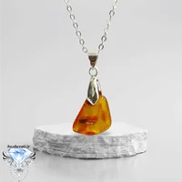 گردنبند کهربای اصیل بالتیک لهستان