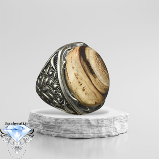 انگشترمردانه عقیق ملکی درشت