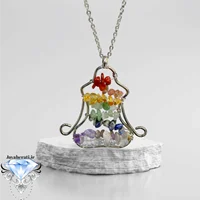 گردنبند هفت چاکرا طرح یوگا