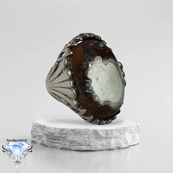 انگشتر عقیق جزع سلطانی مصور خارق العاده وبیهمتا