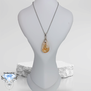 گردنبند سنگ سیترین طبیعی