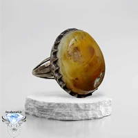 انگشتر عقیق سلیمانی فعال مناسب رزق وروزی