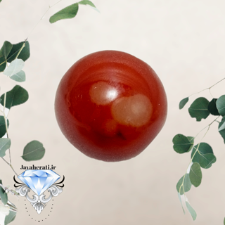 گوی عقیق سرخ طبیعی وارزشمند