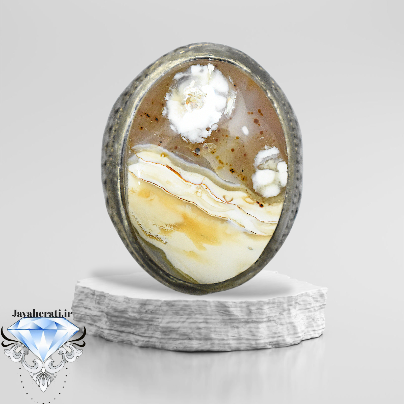 انگشتر عقیق سلیمانی سلطانی هندی