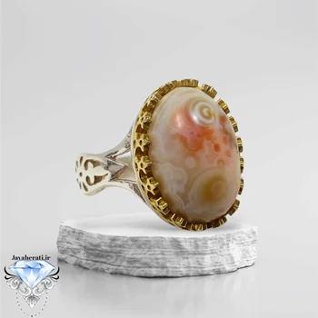 انگشتر نقره لامه زایشی سلطانی خوش طبع وکلکسیونی