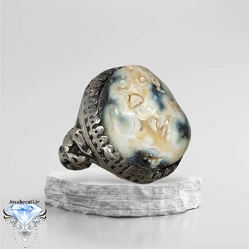 انگشتر عقیق سلطانی مصور معدنی و ارزشمند