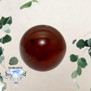 گوی عقیق سرخ طبیعی وارزشمند