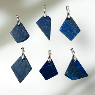 آویز لاجورد معدنی افغانستان تراش دفرمه