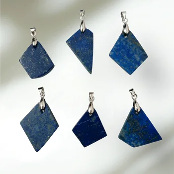 آویز لاجورد معدنی افغانستان تراش دفرمه