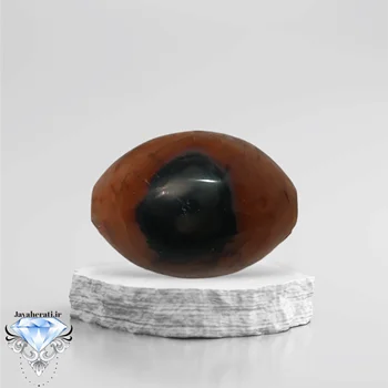 مهره عقیق سلیمانی خونی مصور و فعال