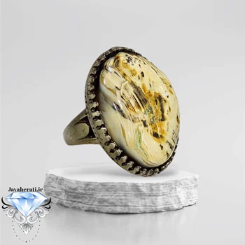 انگشتر آلیاژی عقیق سلطانی معدنی