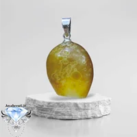 آویز عقیق سلیمانی لامه هزارچشم A14