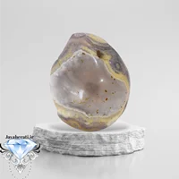 سنگ عقیق لامه دار کاملا طبیعی S92