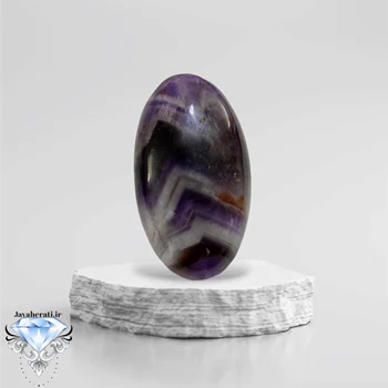 نگین آمیتیست لیس آگت طبیعی و ارزشمند