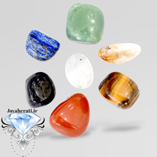 تامبل سنگ های طبیعی هفت چاکرا 83گرم