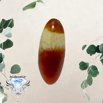 مهره عقیق سلیمانی مژه دار زیباوارزشمند