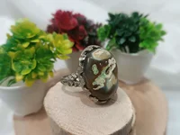 انگشتر عقیق مصور روتایلدار خوش طبع و فعال