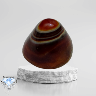 نگین عقیق باباقوری کله قندی طبیعی وزیبا eg20